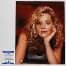 Sharon Stone Autograph Beckett 11 x 14 Signed Photo Basic Instinct Total  Recall