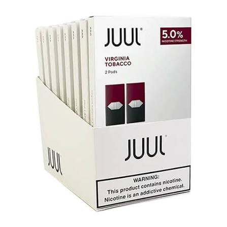 Virginia Tobacco JUUL Pods – Classic Smooth Tobacco Flavor (0.7mL) – Giant Vapes