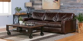 Reclaimed Wood Industrial Living Room With Gordon Sofa Living Spaces