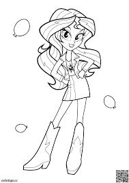 Maybe you would like to learn more about one of these? Sunset Shimmer Is A Girl Coloring Pages My Little Pony Equestria Girls Coloring Pages Colorings Cc
