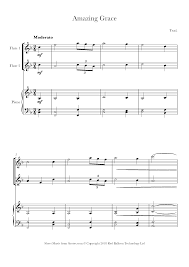 Free flute sheet music at. Amazing Grace Sheet Music For Flute Duet 8notes Com