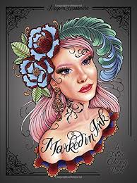 Download Pdf Popular Marked In Ink A Tattoo Coloring Book Colouring Books Download Free Remember Ebook Pdf2