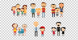 Family Child Cartoon Family Cartoon Character Painted Hand Png Klipartz
