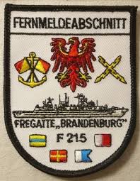 Zwar wird sich die fregatte nicht an. Bundesmarine Verbandsabzeichen Fregatte Brandenburg F215 Diverse Zur Auswahl Bundesmarine Abzeichen Bundeswehr
