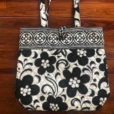 Maybe you would like to learn more about one of these? Vera Bradley Bags Vera Bradley Tote Bag Black White Print Poshmark