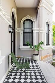 Porcelain floor tile is a good choice as it's not only visually appealing but also extremely durable. 50 Charming Front Porch Ideas Porch Design And Decorating Tips