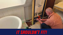 Wall Hung Concealed Cistern Toilet in a Strange Shaped Bathroom.