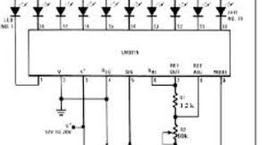 The ic can be powered from 3 v to 25 v at the vcc, pin as an amazon associate i earn from qualifying purchases. Lm3915 Vu Meter Circuit Diagram