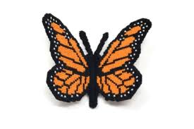 Disney, winnie pooh, shrek, madagascar, hello kitty, ice age, princess, tinkerbell. 3d Monarch Butterfly Free Cross Stitch Pattern Notorious Needle