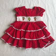 Mud Pie Baby Girl Christmas Dress