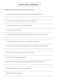 Family tree englisch family arbeitsblätter. Exercise Sheet Translation All Tenses Unterrichtsmaterial Im Fach Englisch Artofit