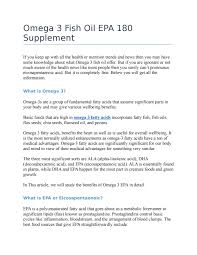 Learn to divide significant into syllables. Omega 3 Fish Oil Epa 180 Supplement By Sanjay Jain Issuu