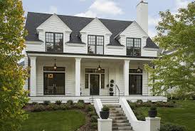 Maybe this is a good time to tell about black trim house. White House Black Window Houzz