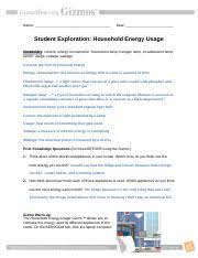 Check spelling or type a new query. Householdenergy Shianne Name Date Student Exploration Household Energy Usage Vocabulary Current Energy Consumption Fluorescent Lamp Halogen Lamp Course Hero