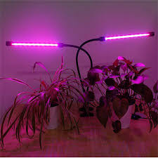 360flexible Dual Head Led Grow Light 3 Time Modes Function Dimmable Full Spectrum Lamp Clip For Desktop Plants Grow Usb Plug Walmart Canada