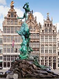 Antwerp's grand place (grote markt) with its town hall and numerous guild houses is the heart of the old town. A Guide To The Best Shops Restaurants And Hotels In Antwerp Belgium Architectural Digest