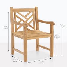 Elizabeth Teak Dining Chair Teak Armchair Teak Dining Chairs Teak Chairs