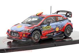 The belgian started the 11.33km stage with a lead of almost a minute in his hyundai i20 over takamoto katsuta, but the longtime leader's hopes were shattered along with his car's rear. Ixo 1 43 Hyundai I20 Coupe Wrc 11 4th Rallye Deutschland 2019 Neuville Gilsoul Ram729 Modellauto Ram729 4895102327829