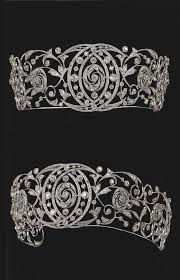In 1925, while examining cracks in a wall of the princely yusupov palace—which the communists had. Chaumet A Belle Epoque Diamond Tiara Circa 1910 With Intertwined Crescent Moons And Roses Collection Chaumet Pari Royal Jewelry Royal Jewels Diamond Tiara