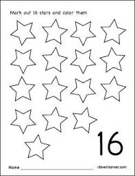 Number 16 Writing Counting And Identification Printable Worksheets For Children Numbers Preschool Number 16 Number Writing Worksheets
