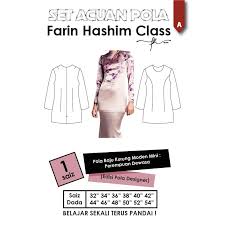 Belajar cara melukis dengan cara melukis! Pola Baju Kurung Moden Edisi Pola Designer Shopee Malaysia