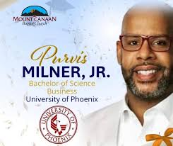 Join us in congratulating our very own, 𝑷𝒖𝒓𝒗𝒊𝒔 𝑴𝒊𝒍𝒏𝒆𝒓, 𝑱𝒓 who  earned a Bachelor of Science Business in Business from University of  Phoenix. 🎓👨🏾‍🎓🌟