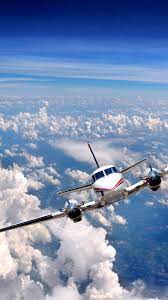 The brighter the display is, the more power it requires. Sky Clouds Airplane 1080x1920 Iphone 8 7 6 6s Plus Wallpaper Background Picture Image