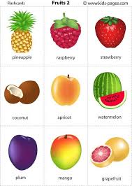 Kids Pages Fruits 2 Avec Images Apprendre L Anglais Anglais Facile Carte Memoire