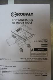 Kobalt 10 Table Saw With Folding Stand West Wichita High End Estate Auction 1999 Ford F 150 Furniture Antiques Tools And Maleta Forsberg Artwork Equip Bid