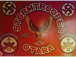 Black And Red Motorcycle Club Colors Stormtrooper Mc Otara Nz Bike Gang Biker Quotes Motorcycle Gang