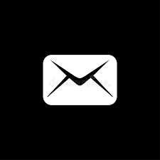 Email social media icon communication mail internet contact symbol message button. Email Icon On Black Background Black Flat Style Vector Illustration Stock Vector Illustration Of Receive Flat 168420524