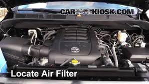A dirty air filter constricts the air going into your toyota tundra's engine. Air Filter How To 2014 2019 Toyota Tundra 2015 Toyota Tundra Platinum 5 7l V8