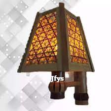 Instan percantik tampilan rumah anda dengan inspirasi lampu 4. Bayar Dirumah Hiasan Lampu Kap Lampu Bambu Kap Lampu Hias Dinding Anyaman Model Tempel Lazada Indonesia
