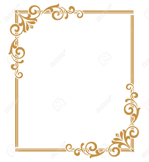 Customizable gold border card designs for online invitations with recipient monitoring and guest management. Decorative Frame Elegant Element For Design In Eastern Style Stock Photo Picture And Royalty Free Image Image 128581551