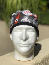 Barbecue-plastic Surgeon Scull Cap W/ Sweat Band,anesthesiologist Hat,vet  Scrub Hat,nurse,cna Cap,x-ray Tech,baker & Chef Hat,bandanna !