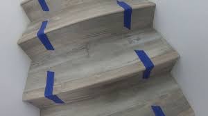 Luxury vinyl stair nosing, engineered hardwood stair nosing manufacturing. How To Install Vinyl Luxury Planks Vlp On Stairs How To Use A Stair Tread Template Youtube