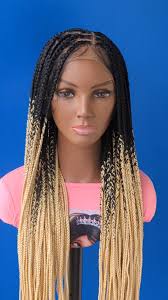 Ready to Ship Knotless Braids Full 360 Lace Wig