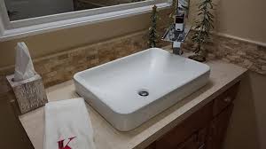 kohler vox rectangle vessel bathroom