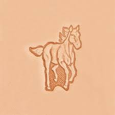 The model features a simple crank shaft to control the. 3d Stempel Galoppierendes Pferd Leder Hobby Fachhandel Fur Sattler