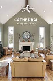 12 Types Of Ceilings For Your Home Cathedral Ceiling Living Room High Ceiling Living Room Vaulted Ceiling Living Room