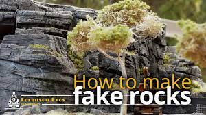 How To Make Realistic Lightweight Fake Rocks Youtube