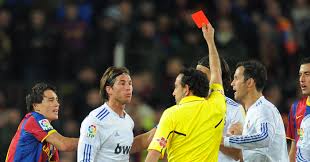 Arsenal's nicolas pepe issued straight red card for headbutting leeds player. The Nine Most Ridiculous Red Cards Of Sergio Ramos Real Madrid Career Planet Football