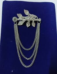 mens chain brooch