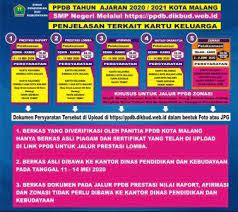 Keempat jalur ppdb smp itu adalah jalur zonasi, jalur afirmasi, jalur kepindahan orang tua, dan jalur prestasi. Ppdb Smp Kota Malang Ta 2020 2021