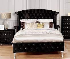 Decor pillows, a complete sheet set and 2 sets of window treatments allow you to add all the touches needed to enhance your bedroom decor. Cm7150bk Alzir Black Bedroom Set Furniture Of America Free Delivery