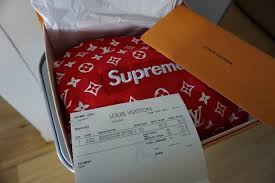 Supreme x louis vuitton apparel items follow louis vuitton's standard sizing, and do not follow supreme's standard sizing. Supreme X Louis Vuitton Box Logo Ebay The Art Of Mike Mignola