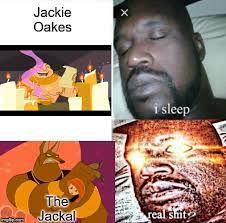 The Jackal Sleeping Shaq Meme By Rainikawerewolf13 On Deviantart
