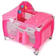 Isabelle Max Fincham Bassinet With Mosquito Net Color Pink Baby Cribs Bed Bassinet Baby Bassinet