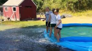 The pool canopy is made from durable dacron woven just make sure you take it down before a storm. How To Take Down An Intex Swimming Pool Youtube