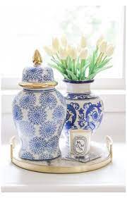 Amazon Home Decor Finds Blue And White Ginger Jars Under 100 Blue And White Ceramic Vase Blueandwhitece Amazon Home Decor Ginger Jars Ginger Jars Decor